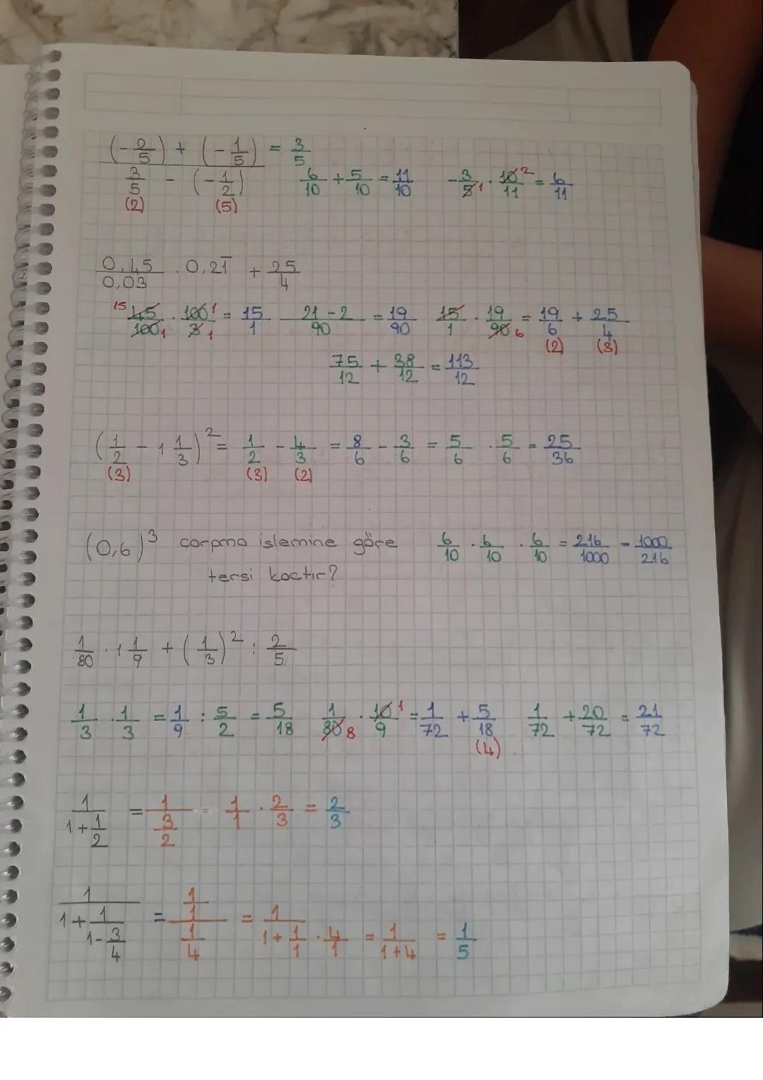 - 2. Unite Rasyonel Sayılar
PAY
PAYDA
Basit Kesic
• Payı paydasından
kick
Tam Sayılı Kesic:
• Yanindo tom, olon
Kesirlerdir
3
5
3