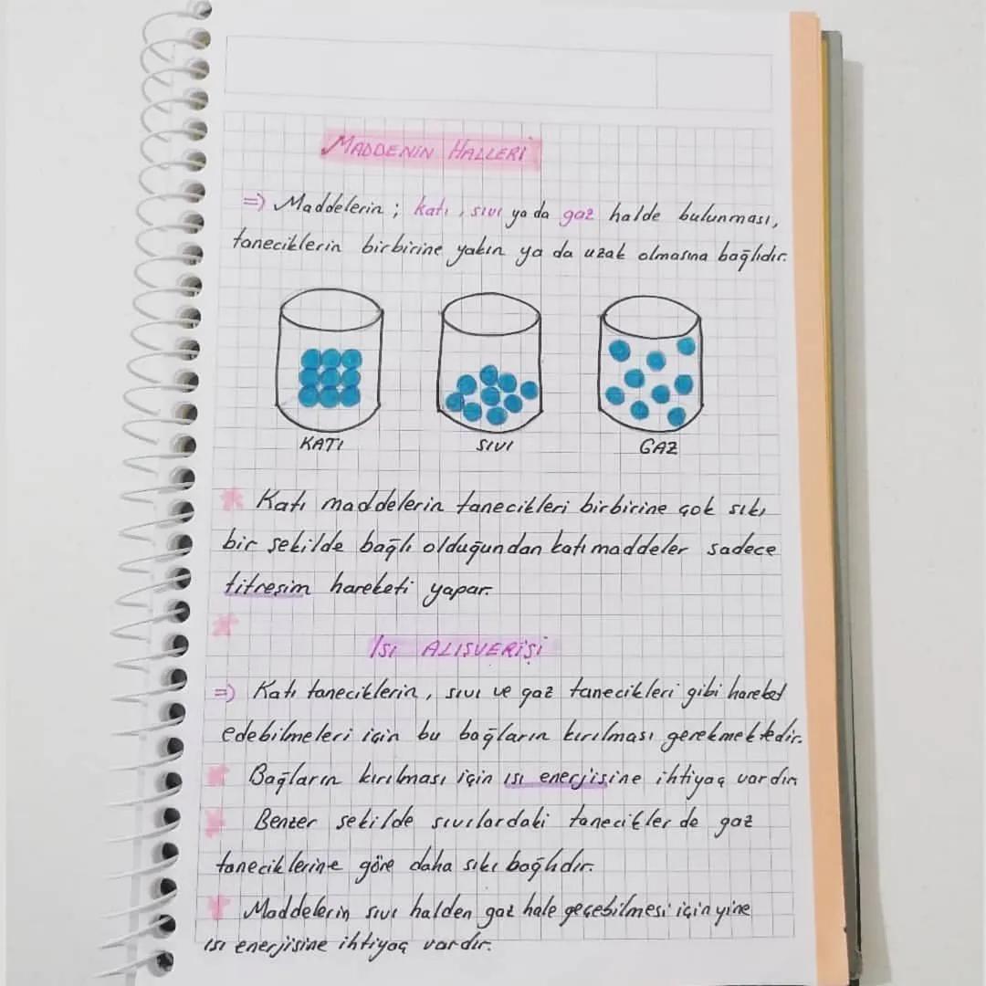 # MADDENİN ISI İLE ETKİLEŞİMİ
ISI
* Isı Sıcaklığı yüksek dan
maddeden sıcaklığı düşük
olan maddeye doğru aktarılan
enerjidir